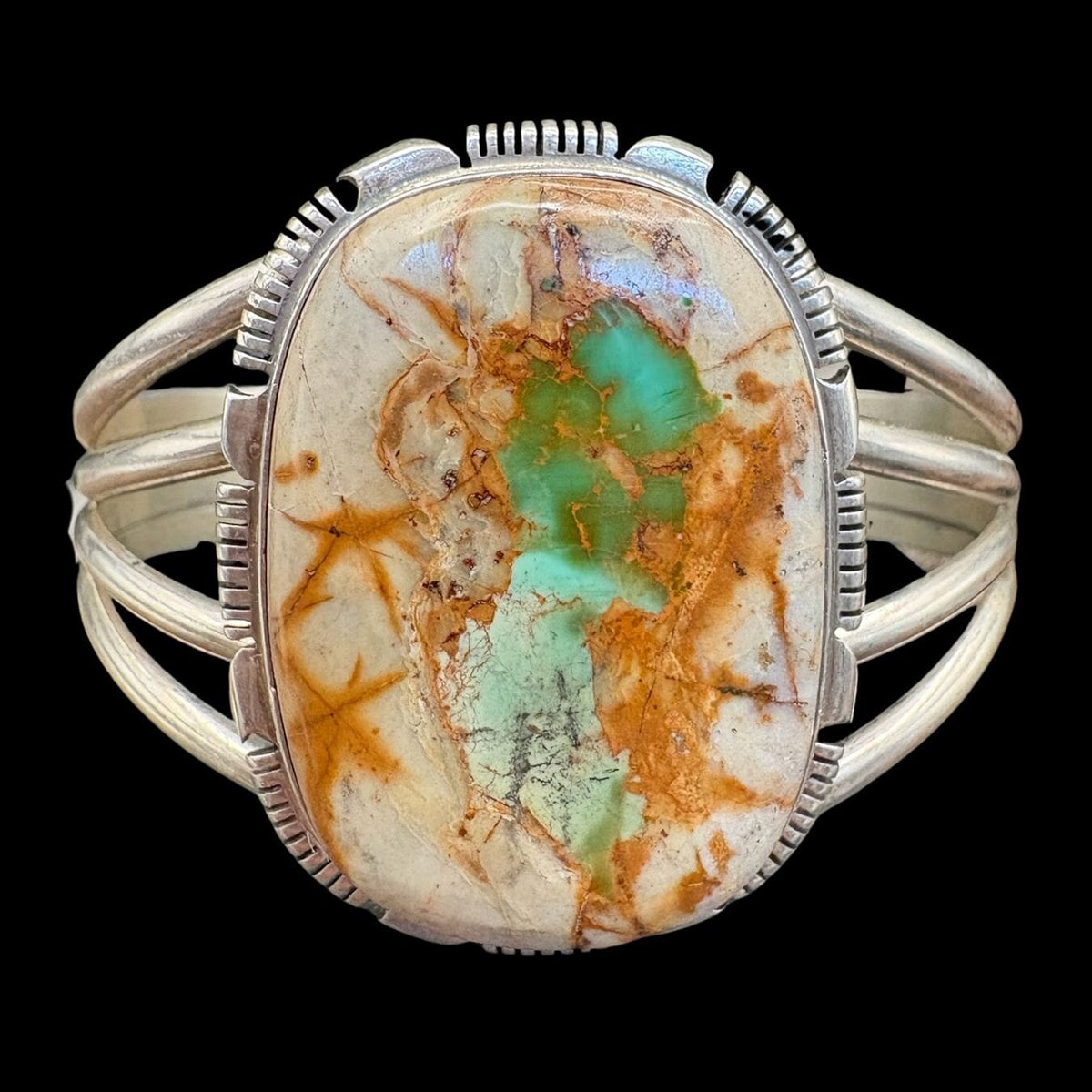 Royston Ribbon and Sterling Cuff - CMH305