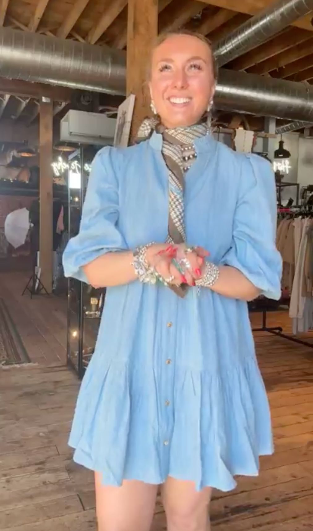 Sadie Denim Dress - EM767