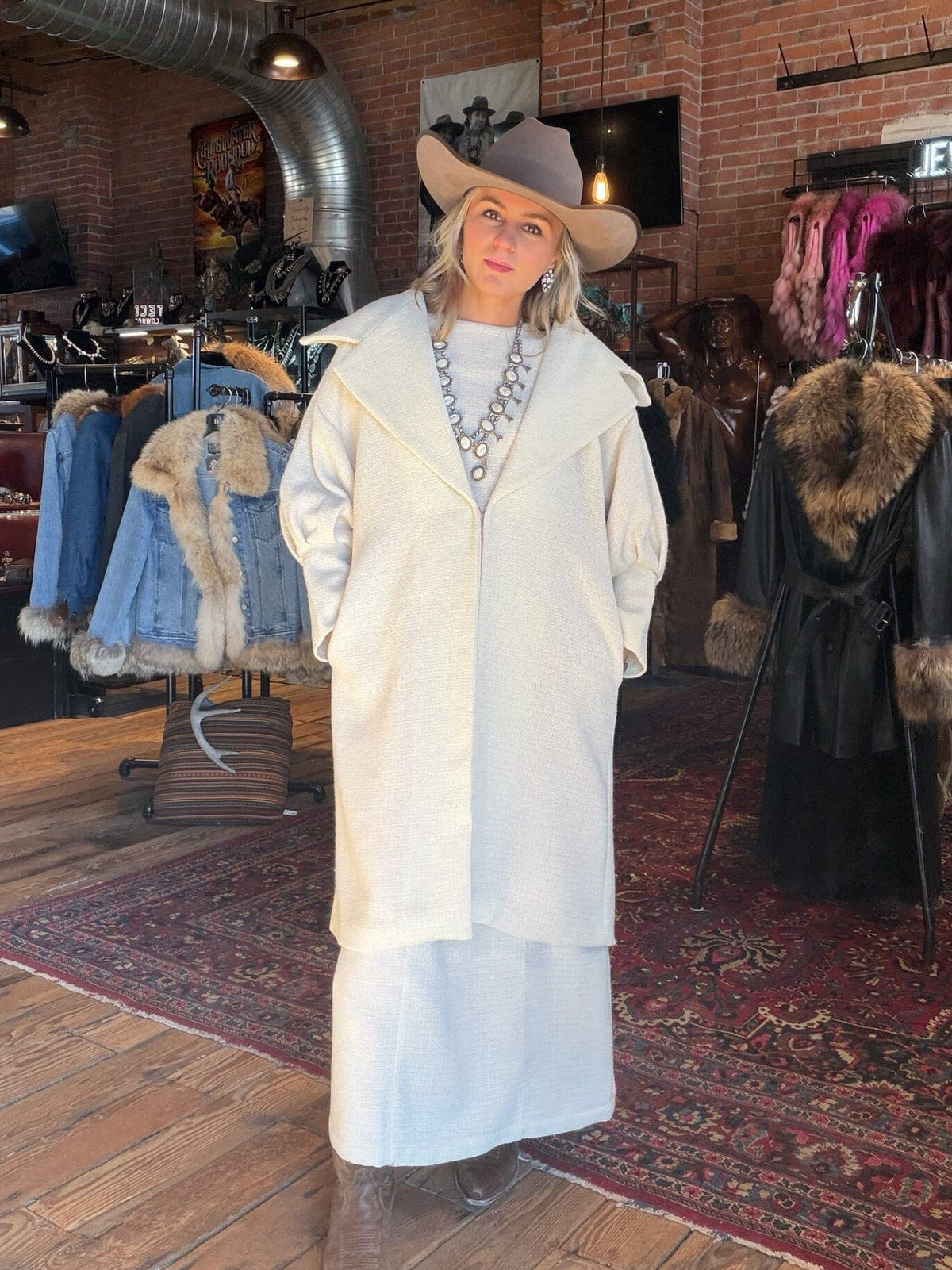 Sandshell Manhattan Coat - EM1109