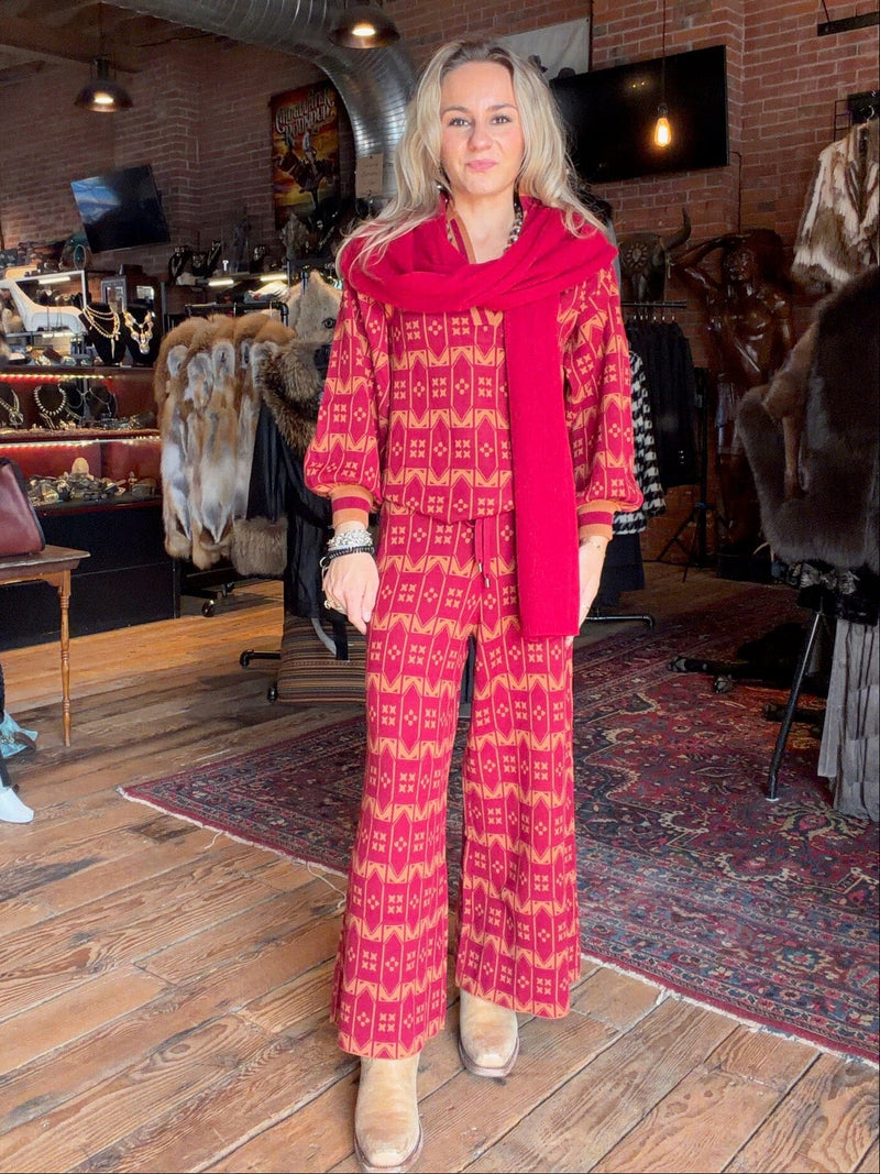 Santa Maria Teddy Crop Trouser - EM1036