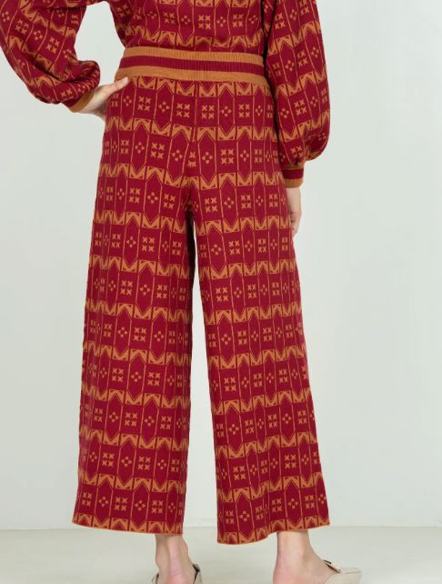 Santa Maria Teddy Crop Trouser - EM1036