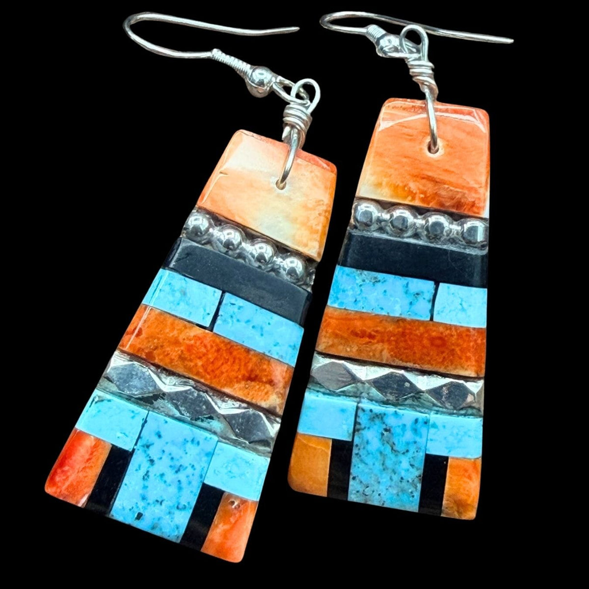 Santo Domingo Inlay Mosaic Earrings - EPD7