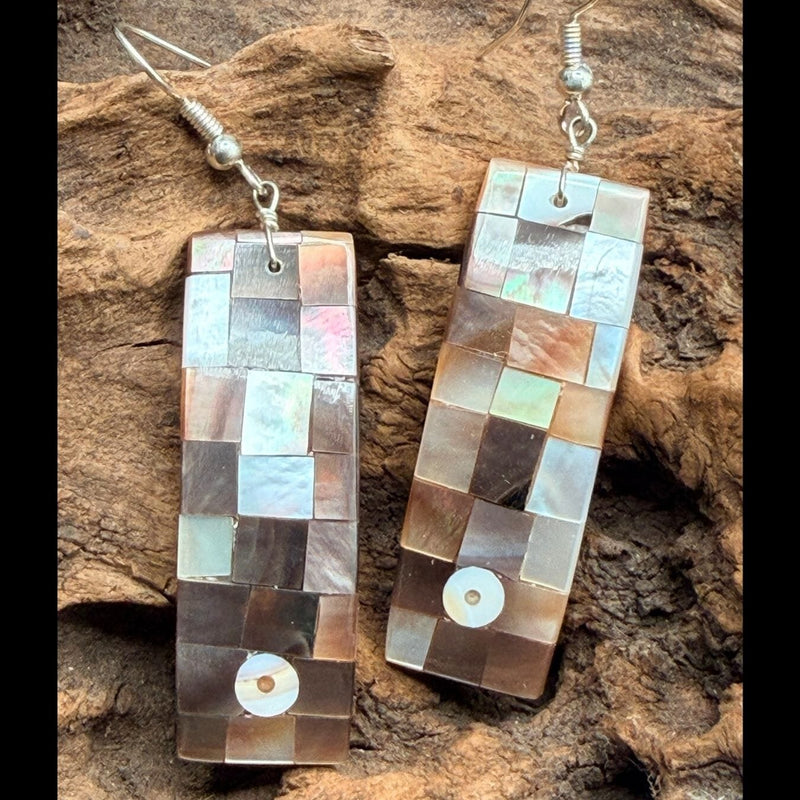 Santo Domingo Inlay/Mosaic Earrings - EPD16