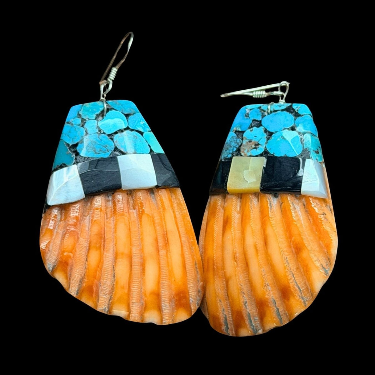 Santo Domingo Mosaic Shell Earrings - EPD5