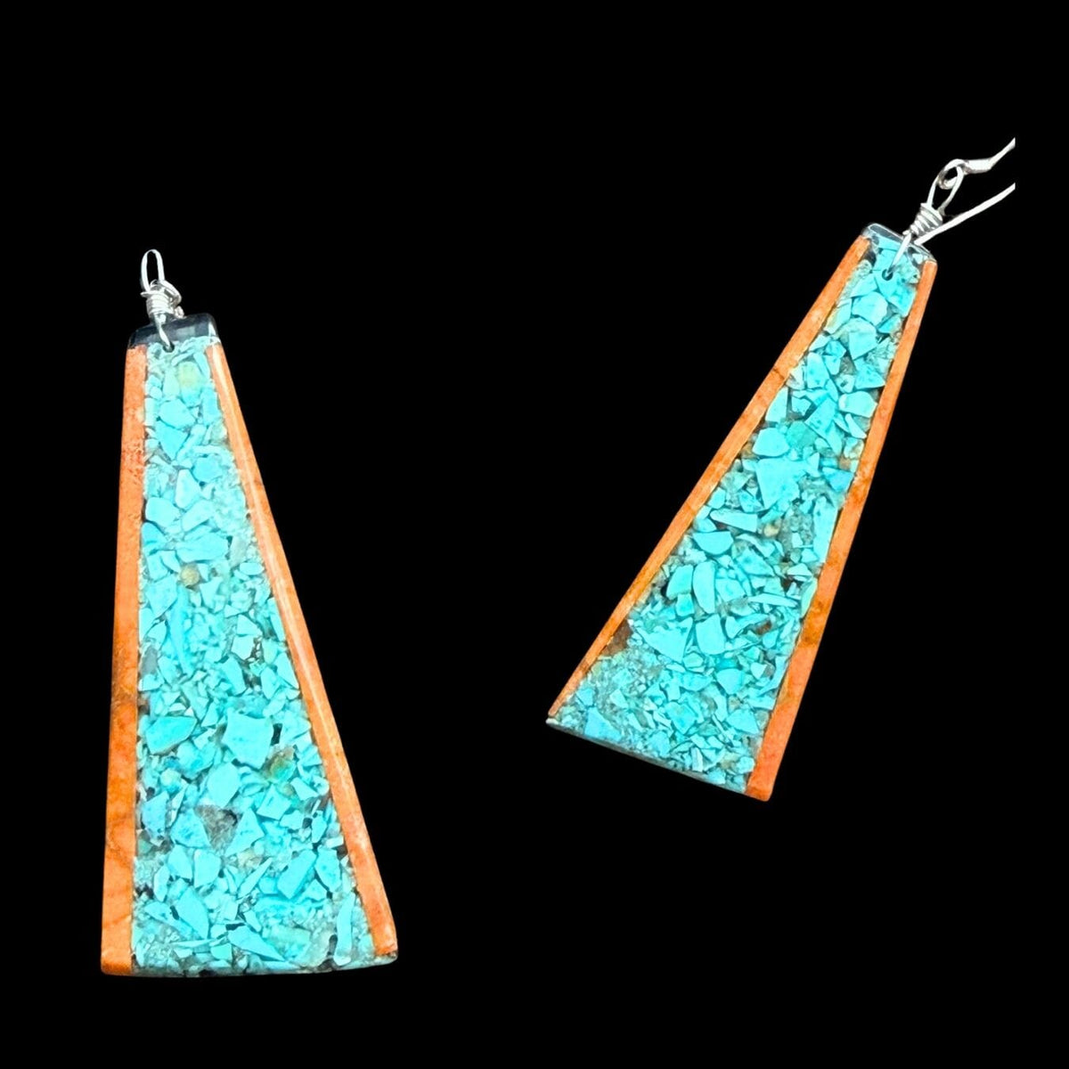 Santo Domingo Multi-Stone Inlay Earrings - EPD12