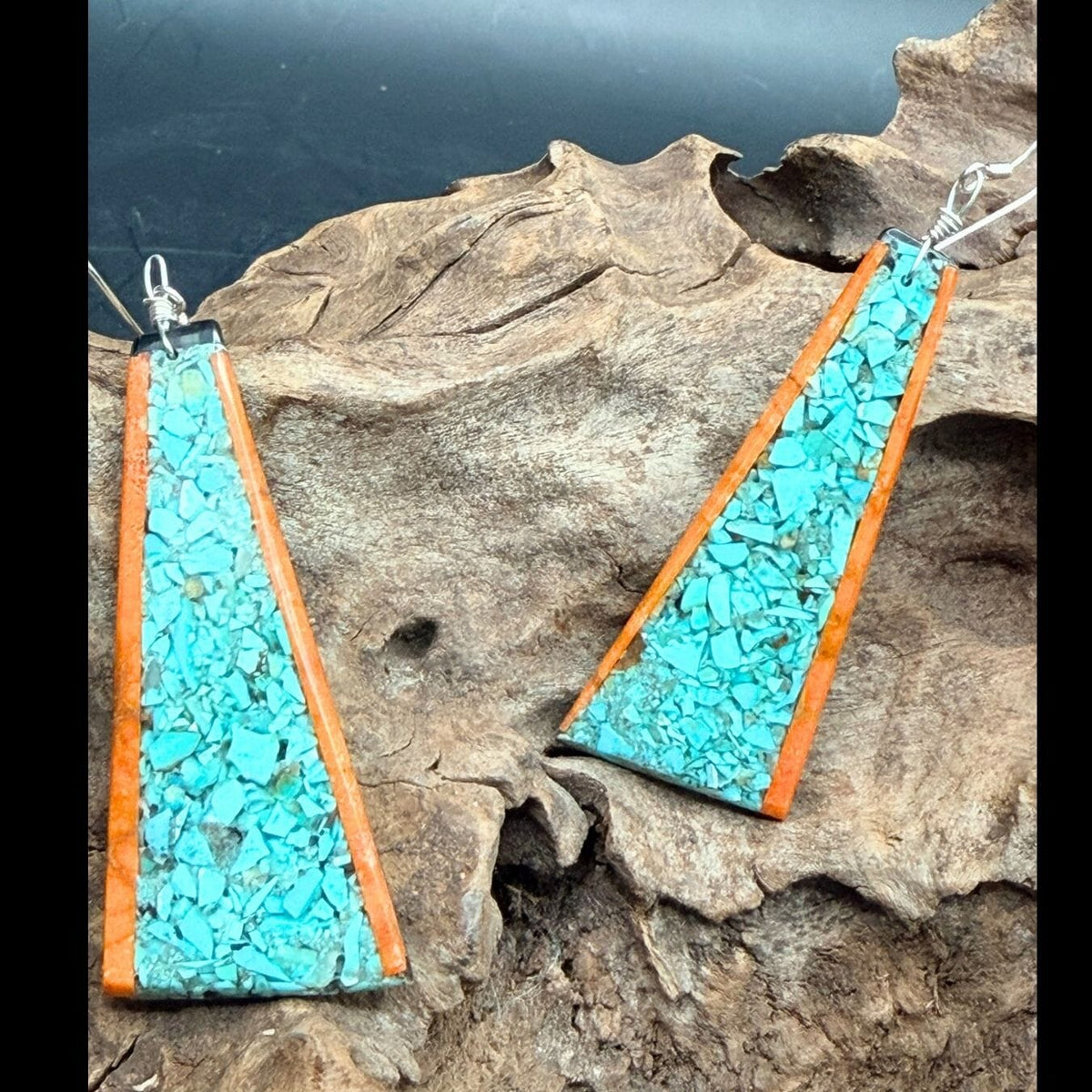 Santo Domingo Multi-Stone Inlay Earrings - EPD12