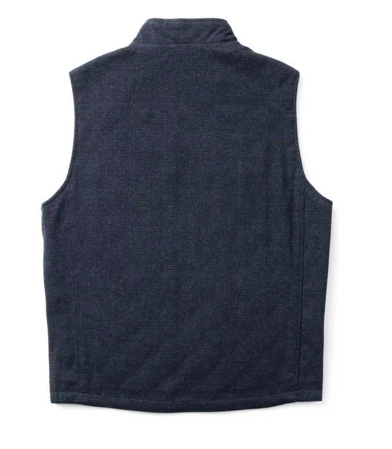 Sautee Reversible Vest - Navy Plaid/Steel - 497NVS