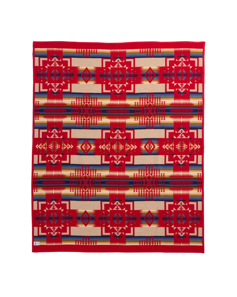 Scarlet Chief Joseph Jacquard Blanket - Pendleton - BKPD30