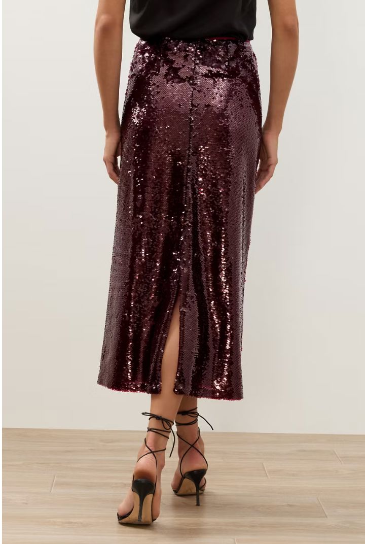 Sequin Midi Skirt - 70226