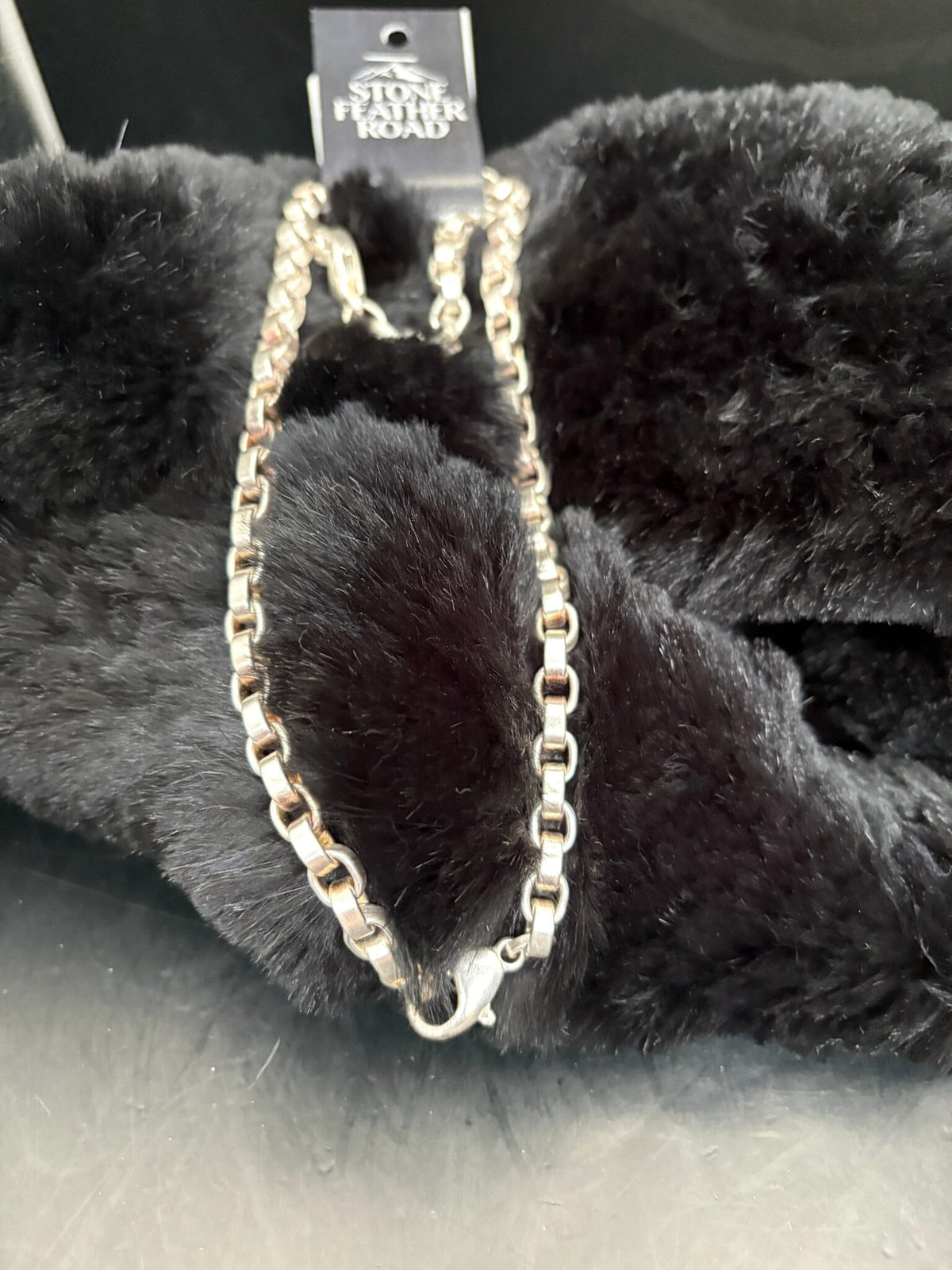 SETMH8 Sterling Silver Chain & Bracelet Set - SETMH8