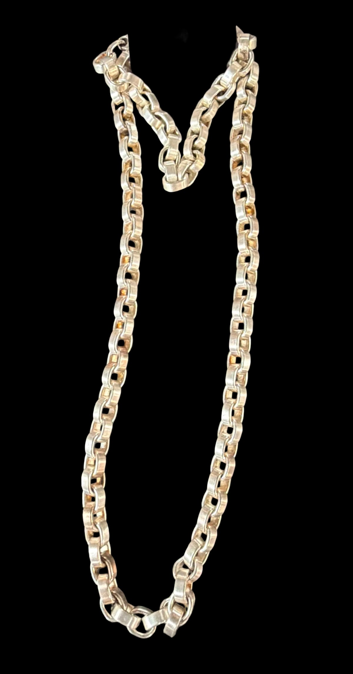 SETMH8 Sterling Silver Chain & Bracelet Set - SETMH8