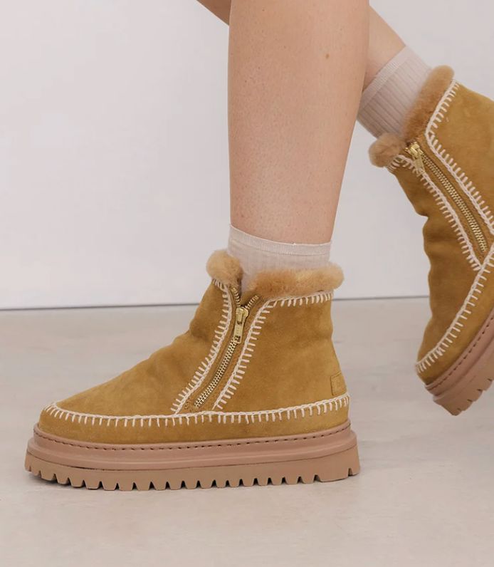 Setsu 4.0 Chestnut Suede/Crochet Natural - SETCCN