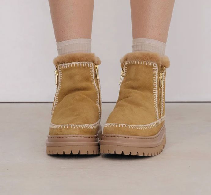 Setsu 4.0 Chestnut Suede/Crochet Natural - SETCCN