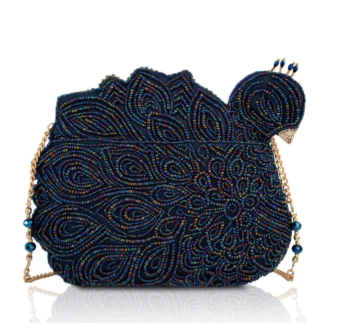 Show Off Beaded Crossbody Handbag - MFS002632