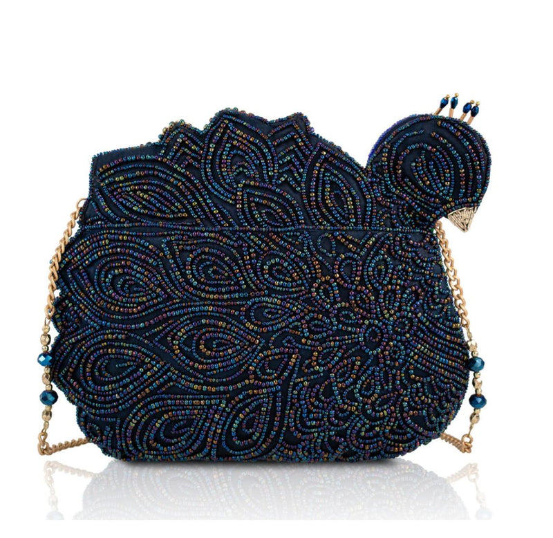 Show Off Beaded Crossbody Handbag - MFS002632