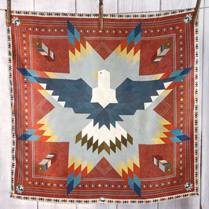 Silk Scarf - 26"x26" - Soaring Eagle - SCF26-SE