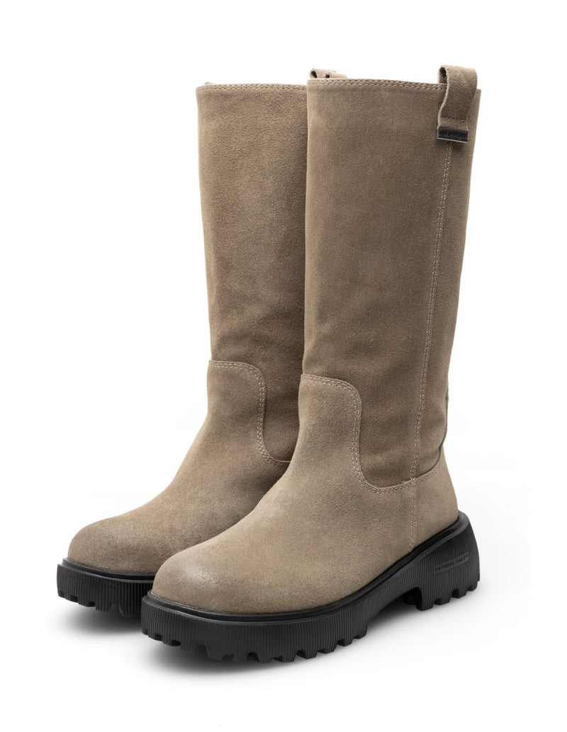 Silver Mink Lea Boot - WS167S