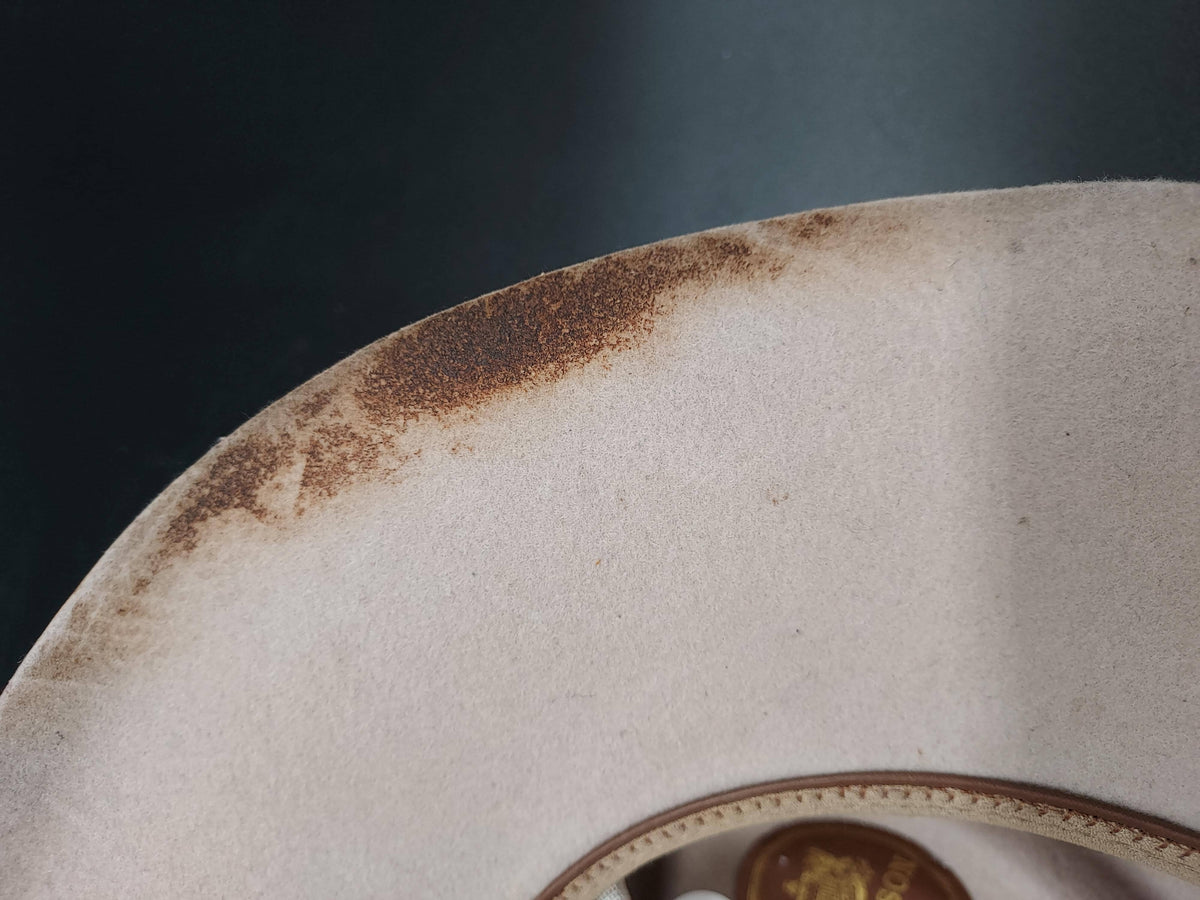 Silverbelly Embellished Stetson With Cross - HIML56 - Size M