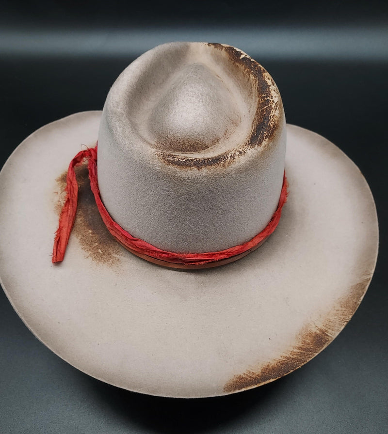 Silverbelly Embellished Stetson With Cross - HIML56 - Size M