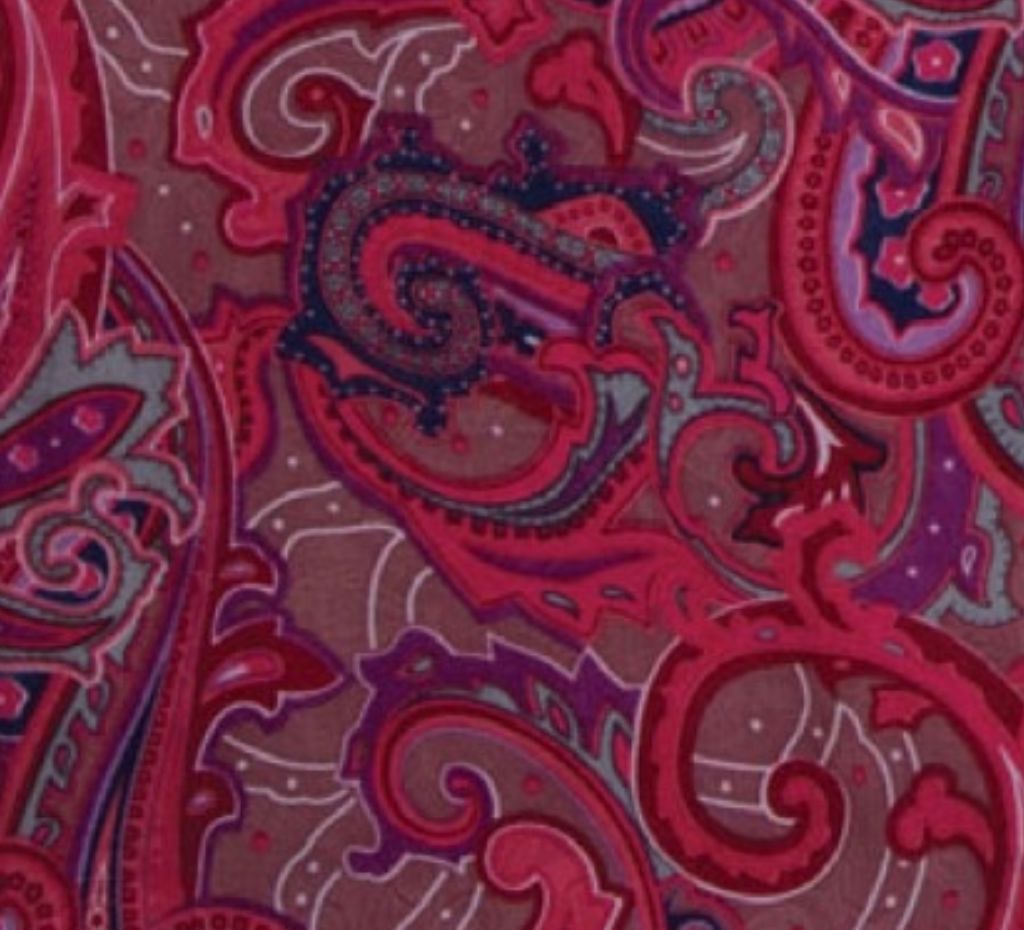 Skinny Scarf Fruit Punch Paisley