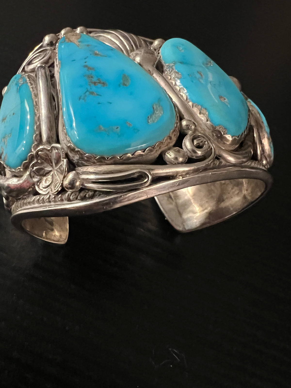 Sleeping Beauty Turquoise/Sterling Cuff - CMH220