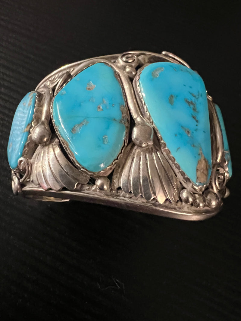 Sleeping Beauty Turquoise/Sterling Cuff - CMH220