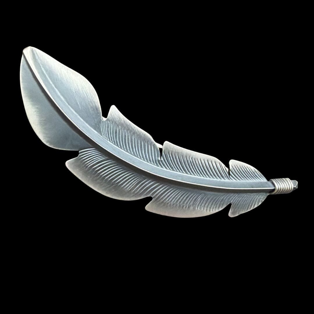 Small Feather Hair Broach - HAAZ5