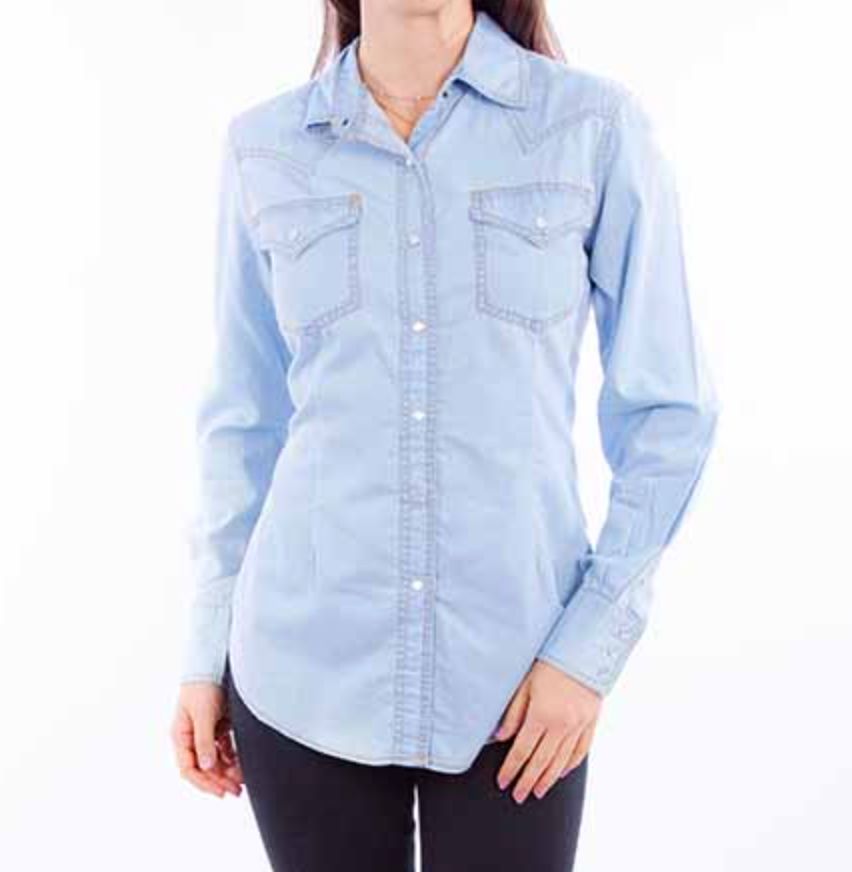Snap Front Western Top - HC932