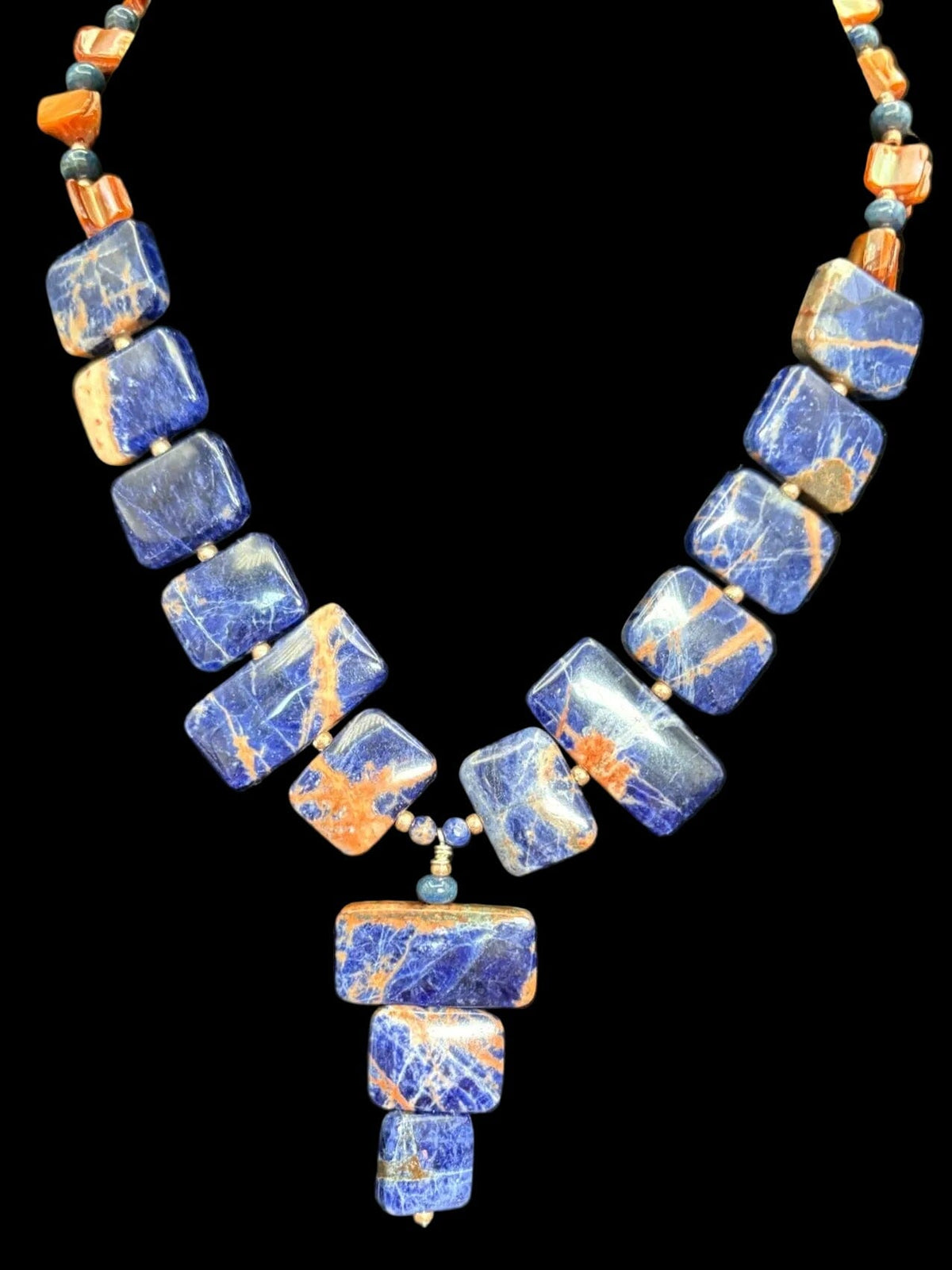 Sodalite Statement Necklace - NSZ241