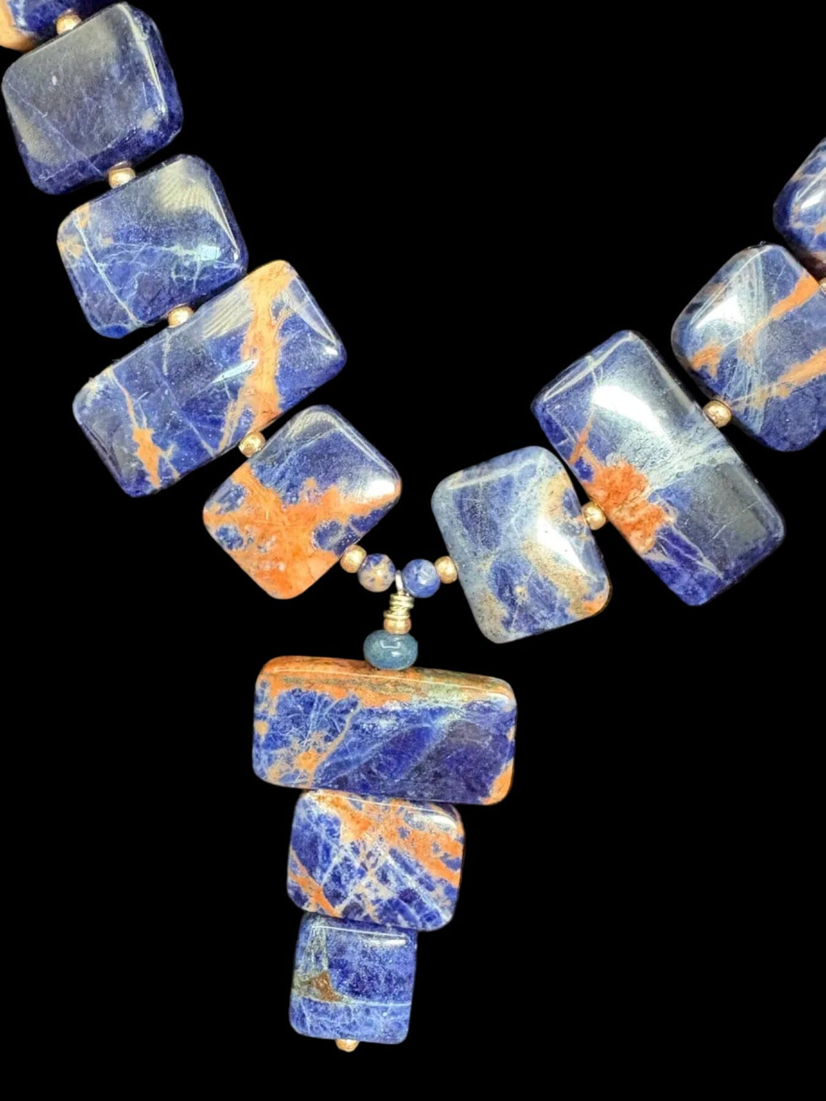 Sodalite Statement Necklace - NSZ241