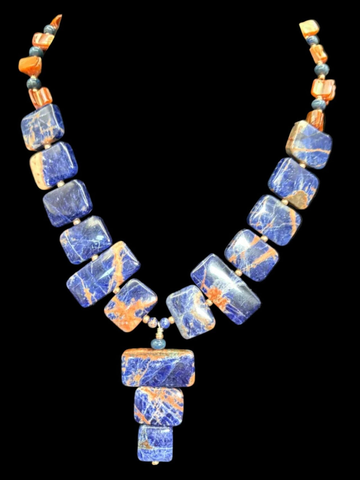 Sodalite Statement Necklace - NSZ241