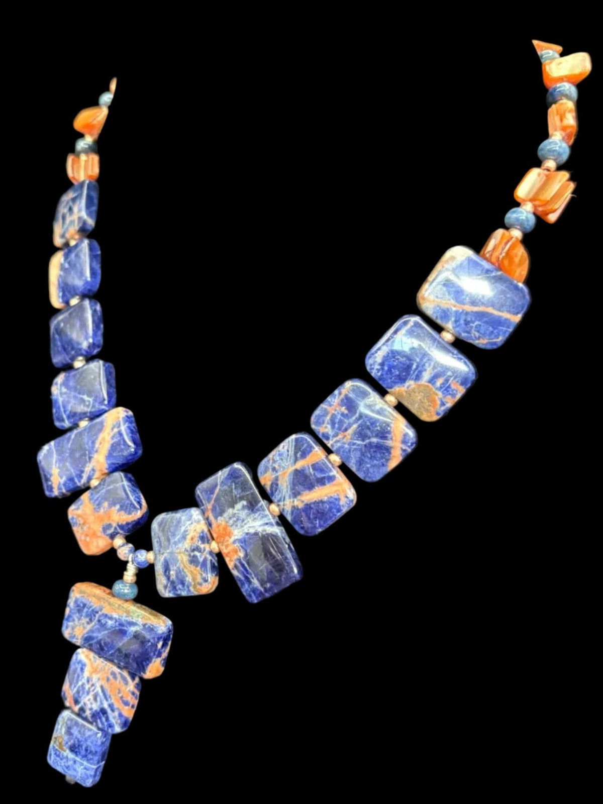 Sodalite Statement Necklace - NSZ241