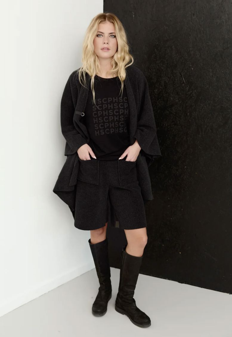 Soft Black Fleece Short - 2123SB