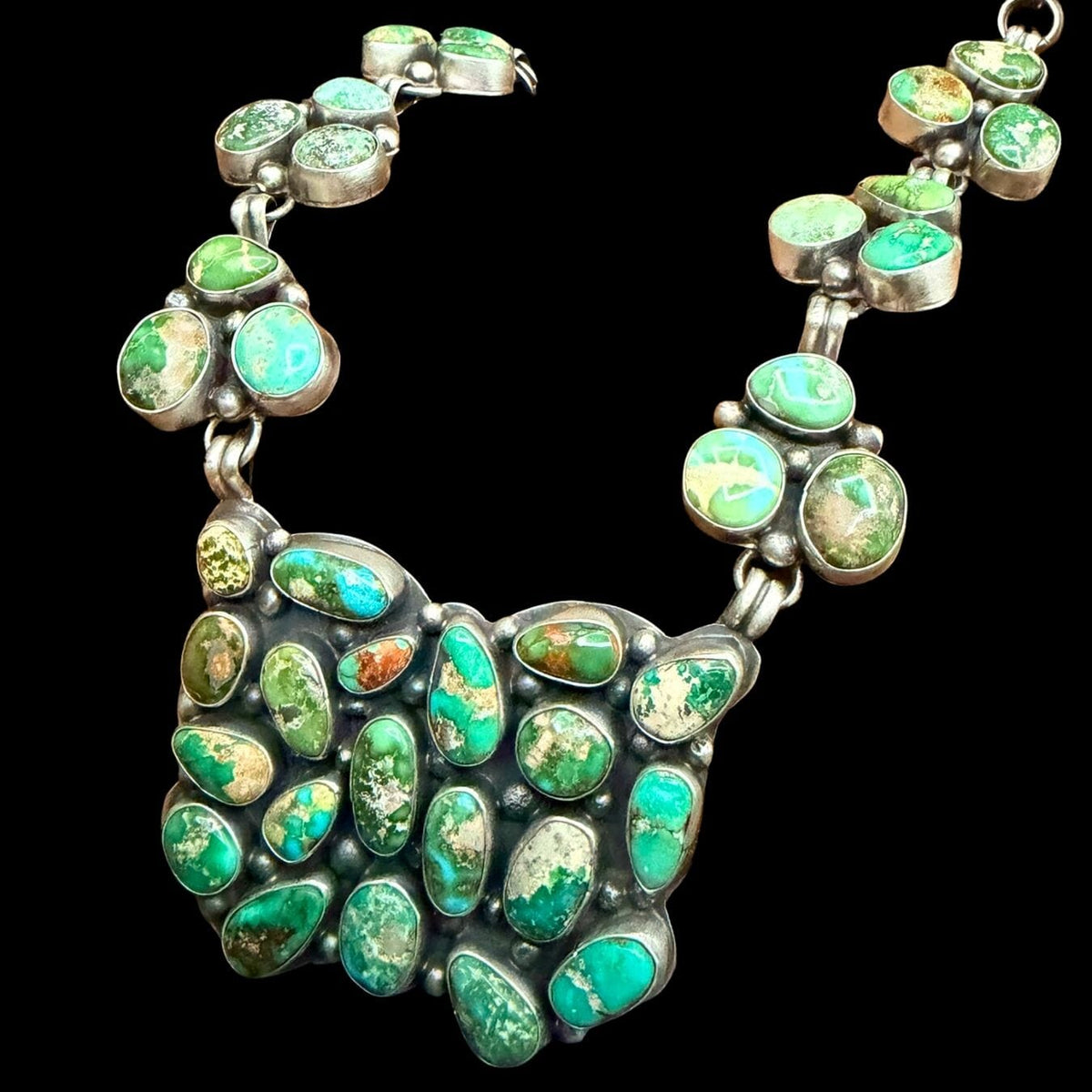 Sonoran Gold Turq Necklace & Earring Set - NPD4