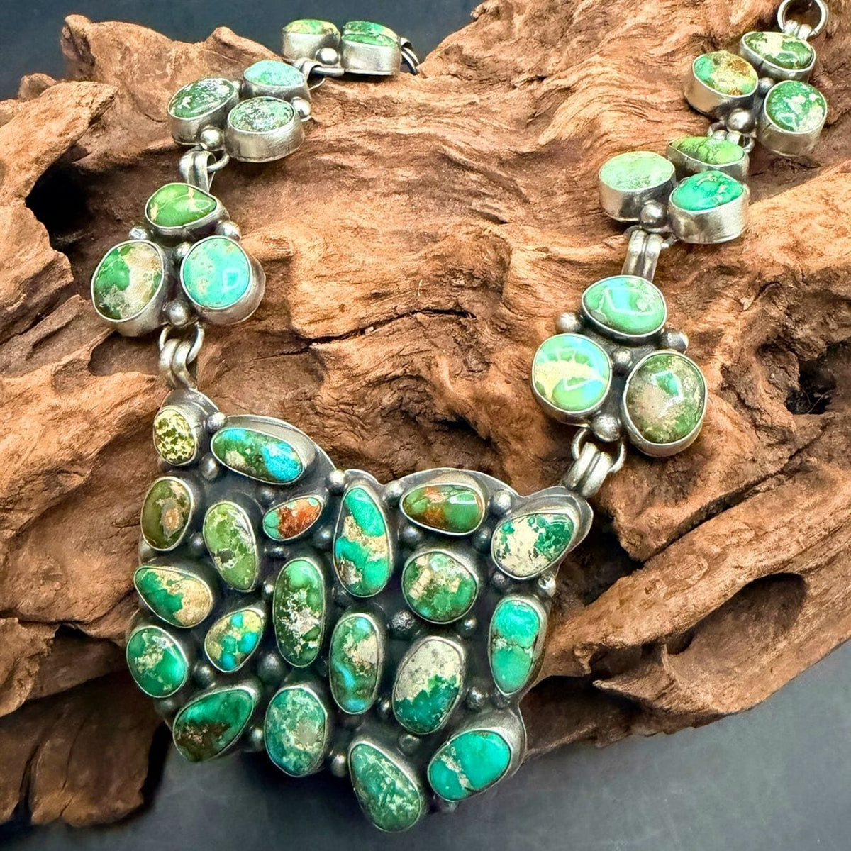 Sonoran Gold Turq Necklace & Earring Set - NPD4