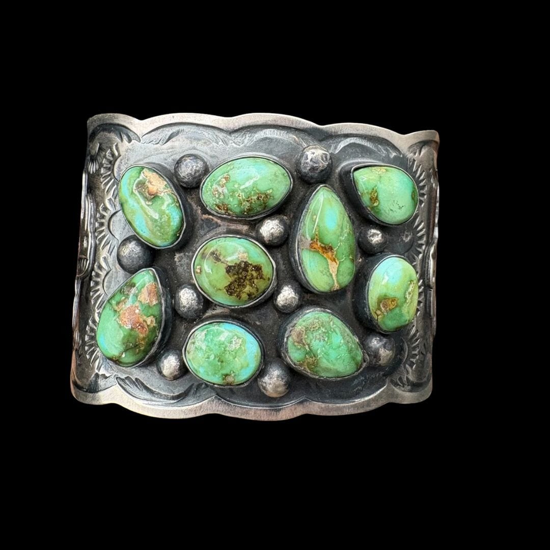 Sonoran Gold Turquoise Thunderbird Cuff - CAZ99