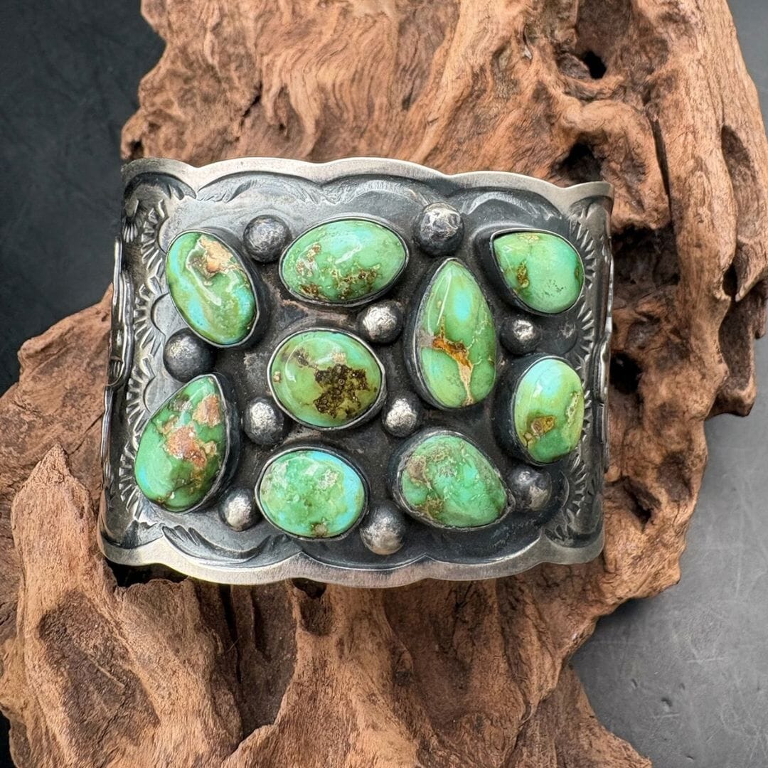 Sonoran Gold Turquoise Thunderbird Cuff - CAZ99