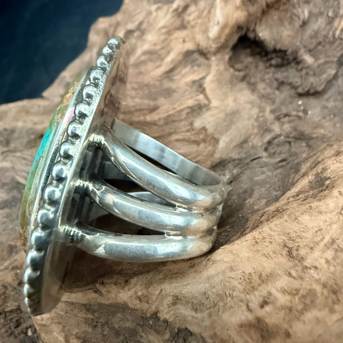 Sonoran Turquoise/Sterling Oval Ring - RSW63