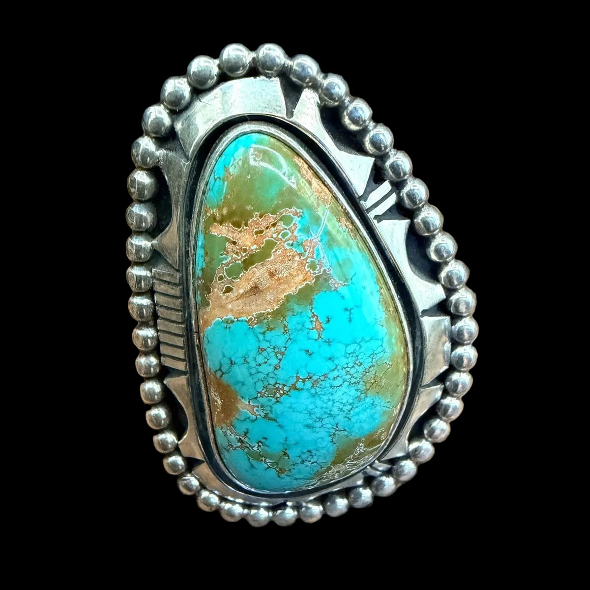 Sonoran Turquoise/Sterling Oval Ring - RSW63