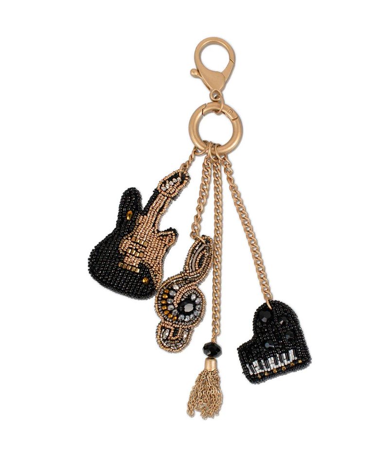 Sound Wave Beaded Bag Charm - MFCH-602