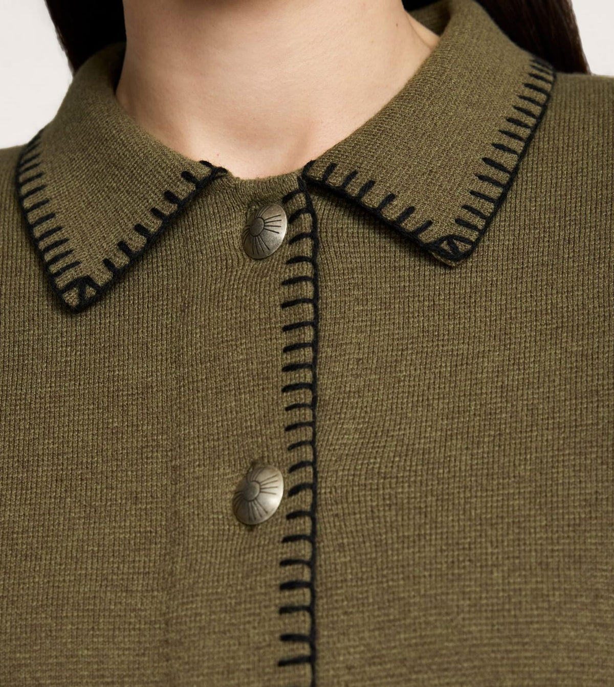 Souvenir Cardigan - Olive - Pendleton - TC0124O