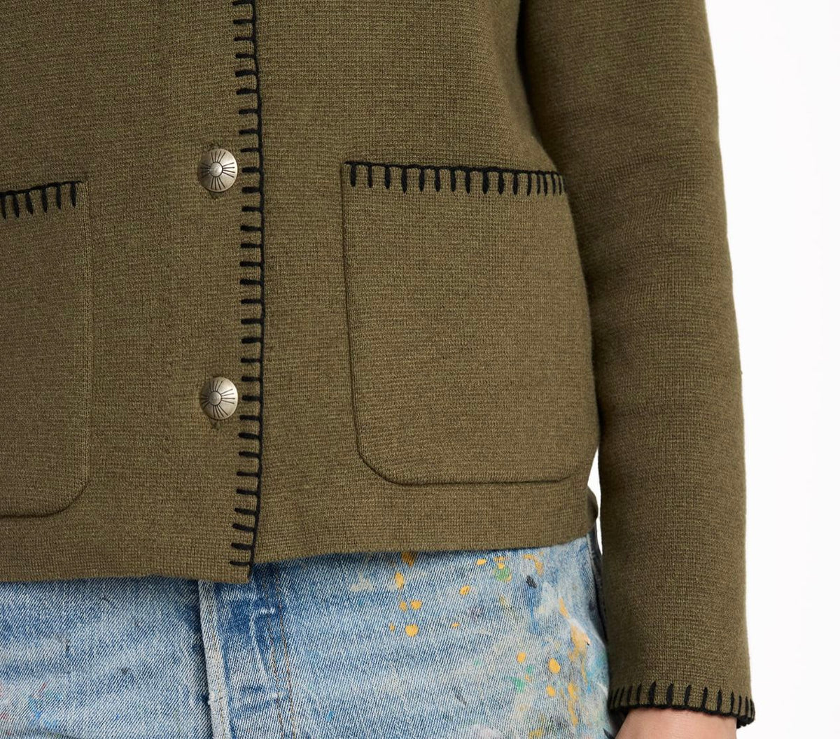 Souvenir Cardigan - Olive - Pendleton - TC0124O