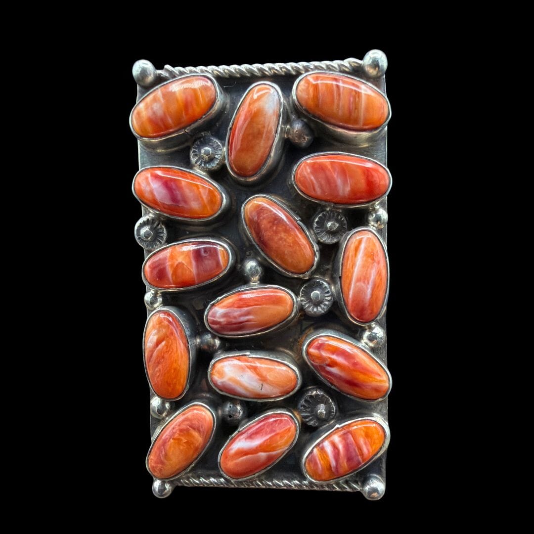 Spiny Oyster Cluster Rectangle Ring - RAZ54