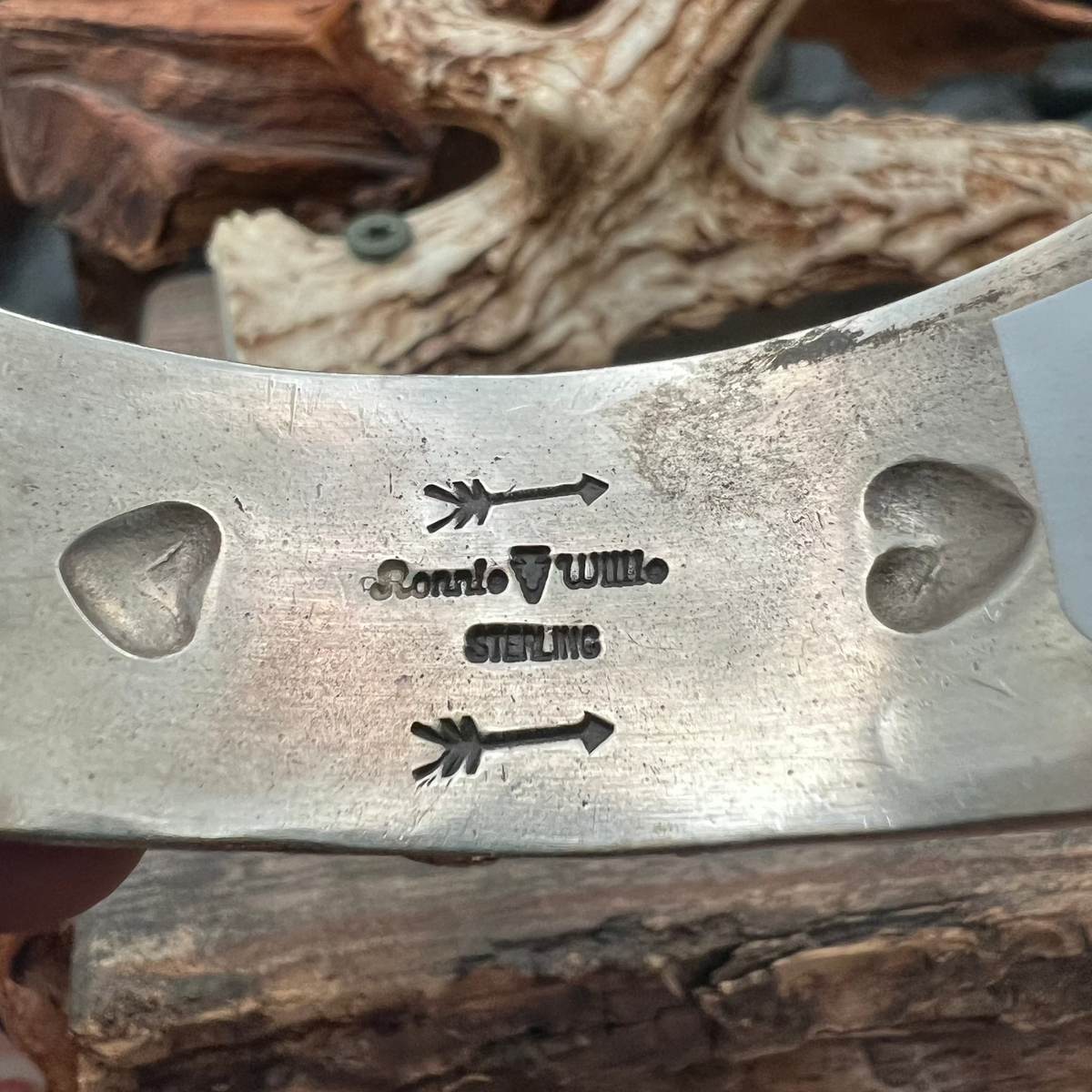 Spiny Oyster Heart/Sterling Silver Cuff - CSW34