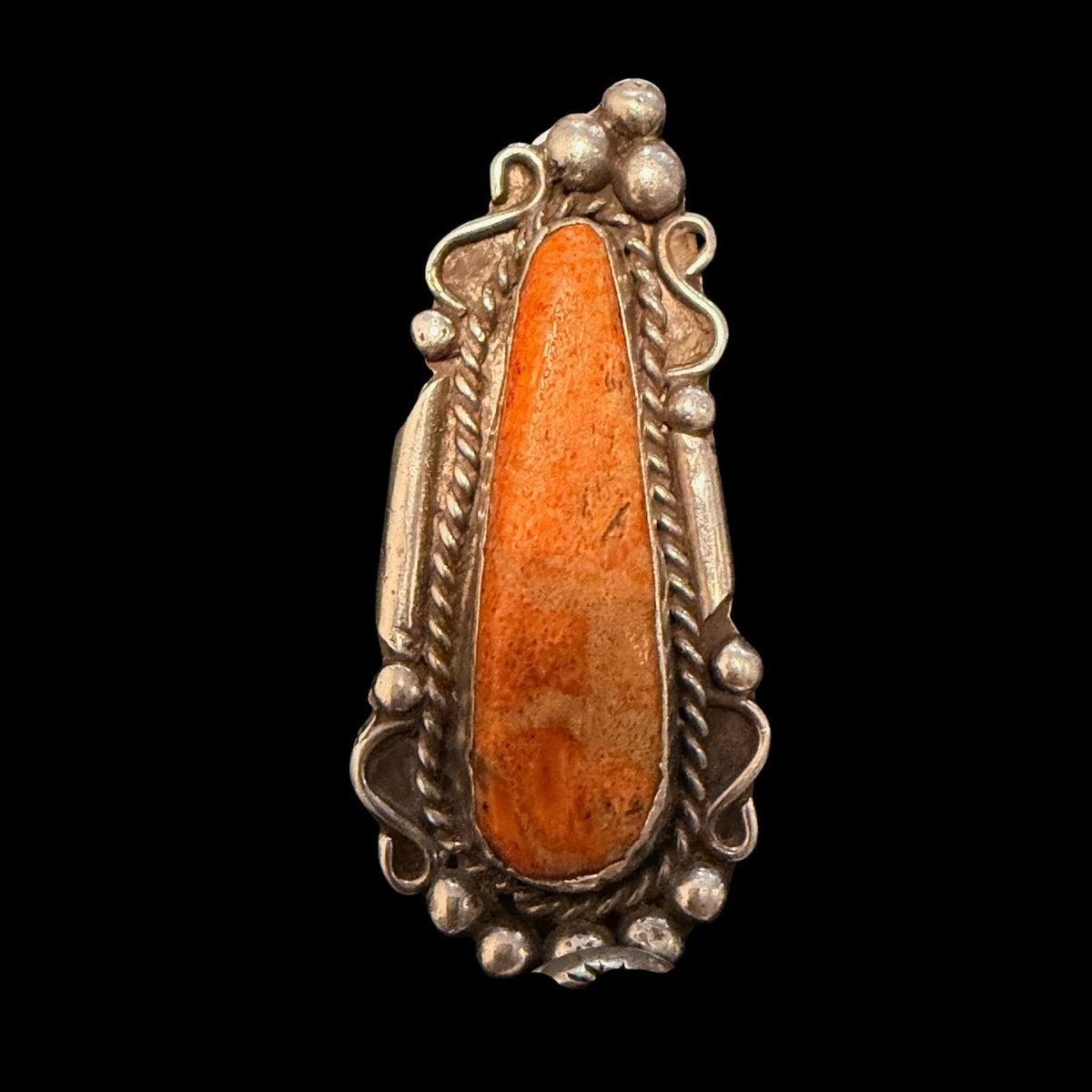 Spiny Oyster/Sterling Ring - Size 7.75 - RMH373