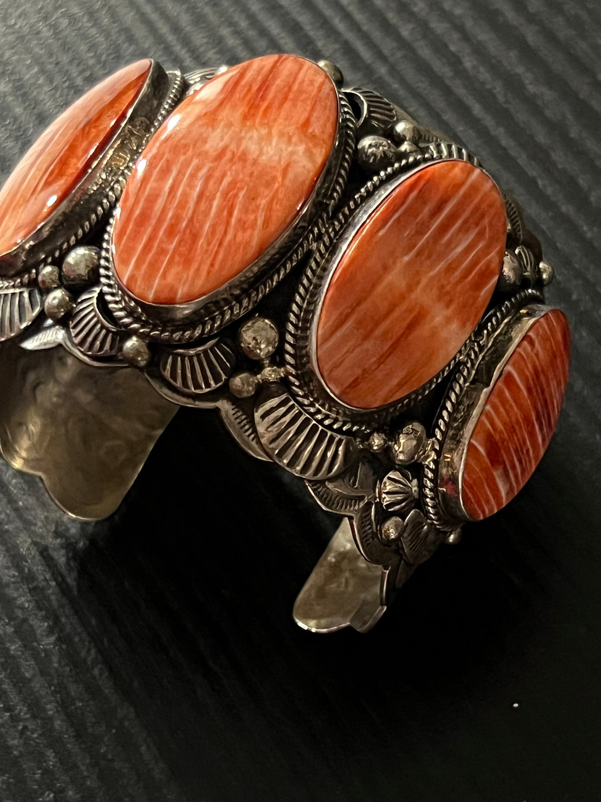 Spiny Oyster/Sterling Silver Cuff - CMH221