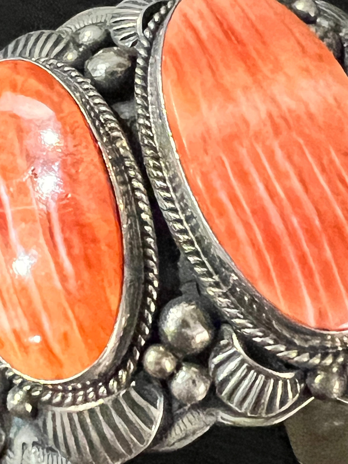 Spiny Oyster/Sterling Silver Cuff - CMH221