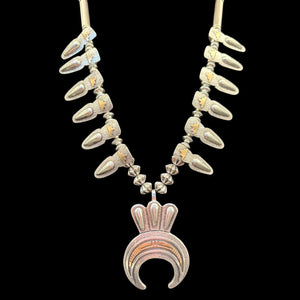 Sterling and 14K Gold Squash Blossom - SQMH58