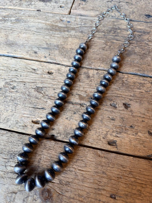 Sterling Nav Pearl Necklace - NBY1