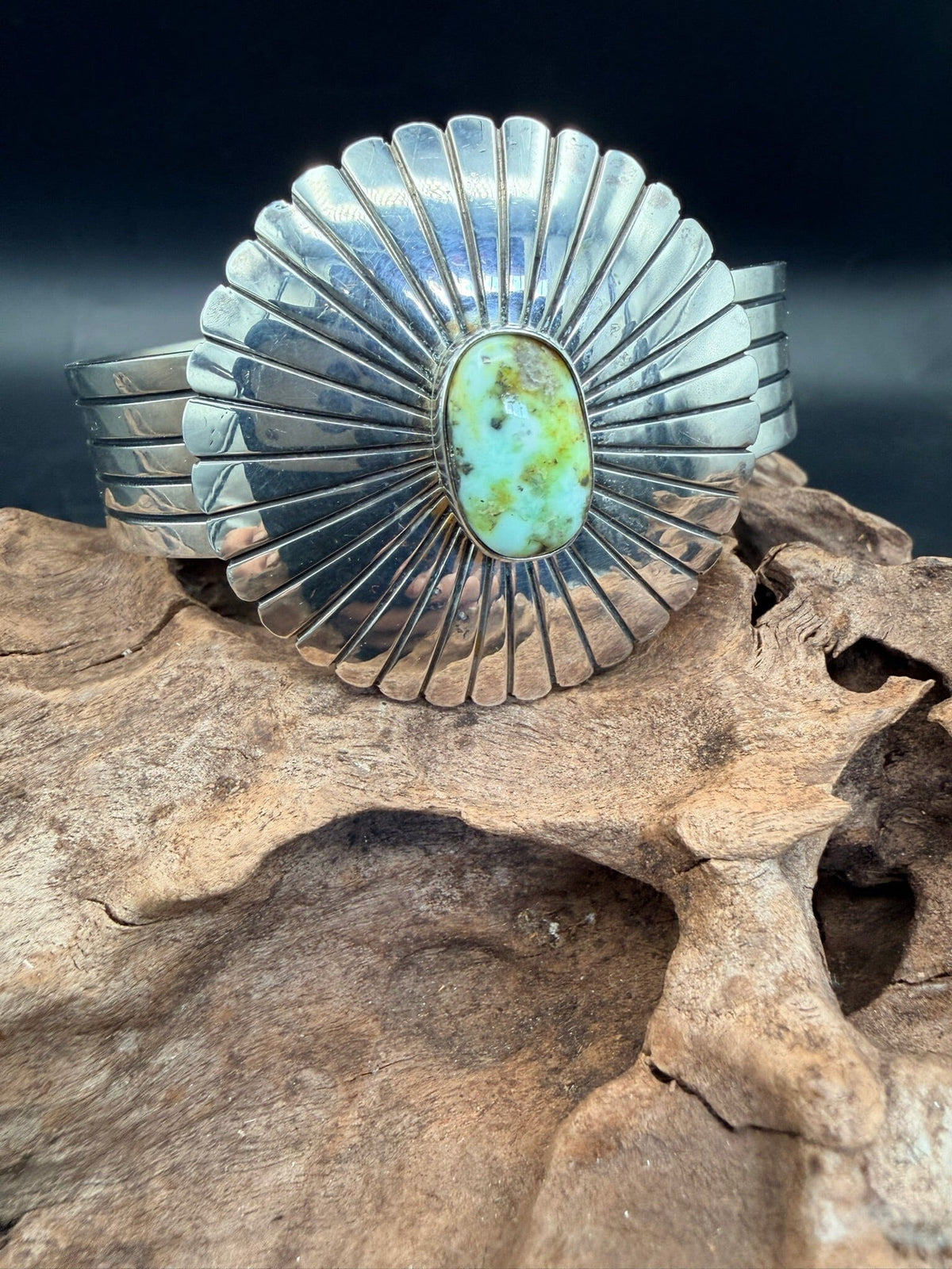 Sterling Palomino Concho Cuff - CSL26